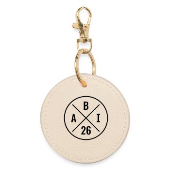 ABI 2026 - Round Keyring - oyster - Front
