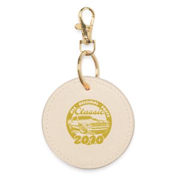 16th Birthday - Classic Musclecar 05/2010 - Round Keyring - oyster - Front