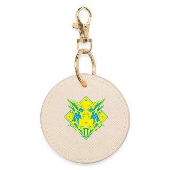 Gémeaux – Dualité et Équilibre - Porte-clés rond - huître - Devant