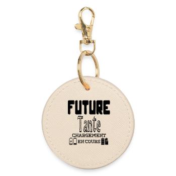 Future Tante Chargement En Cours - Porte-clés rond - huître - Devant