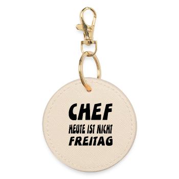Chef - Runder Schlüsselanhänger - Auster - Vorne