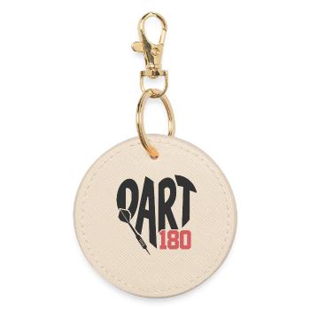 DART180 Grafikmotiv - Runder Schlüsselanhänger - Auster - Vorne