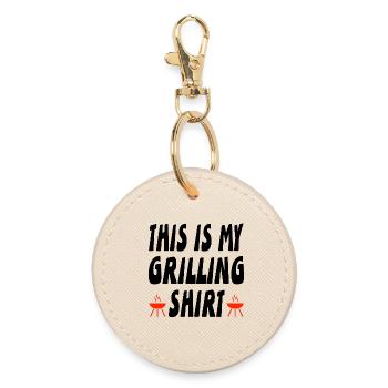 Grill - Round Keyring - oyster - Front