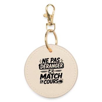 Ne Pas Déranger Match en Cours - Football - Porte-clés rond - huître - Devant