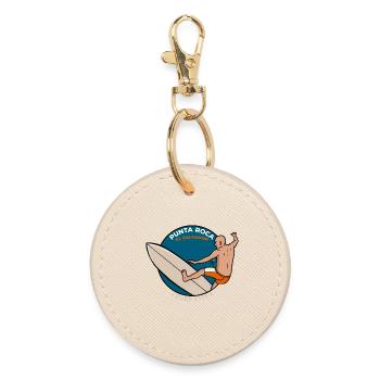 Punta Roca El Salvador Surf City Tropical - Round Keyring - oyster - Front