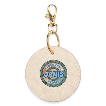 Dire Janis - Porte-clés rond - huître - Devant