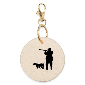 chasseur - Porte-clés rond - huître - Devant