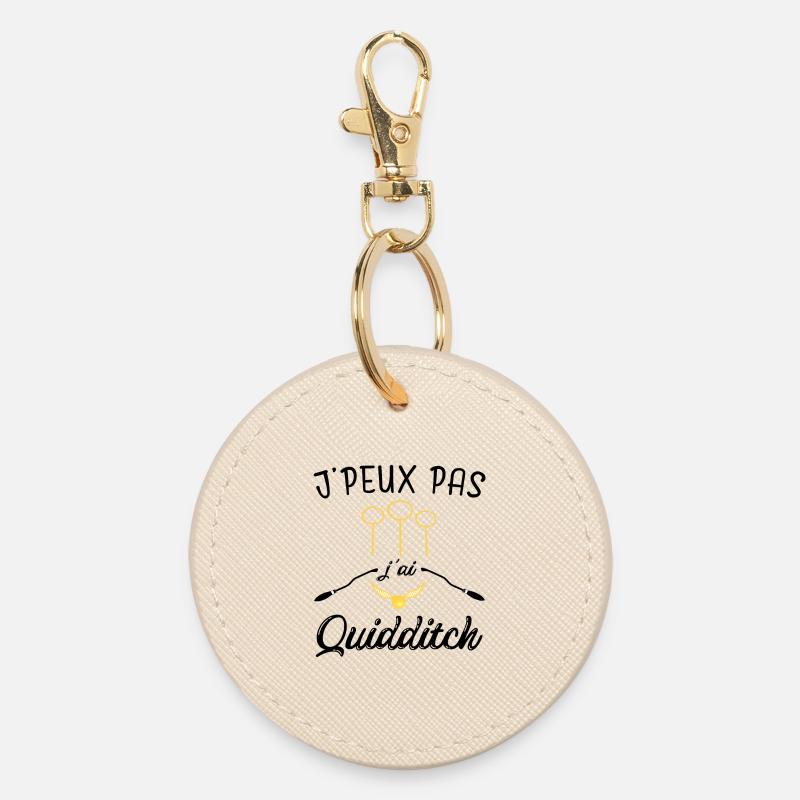 j'peux pas j ai quidditch - Porte-clés rond - huître