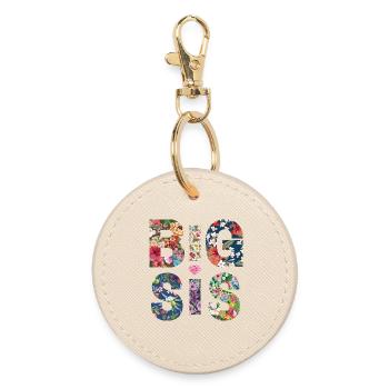BIG SIS - Sister - Big Sister - Partner Look - Round Keyring - oyster - Front
