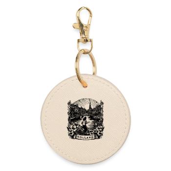 HOLLAND Conception de chemises - Porte-clés rond - huître - Devant