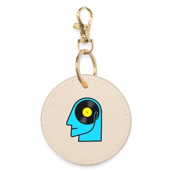Tête de l’album vinyle Pop Art - Porte-clés rond - huître - Devant