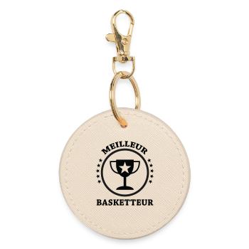 Meilleur Basketteur - Porte-clés rond - huître - Devant