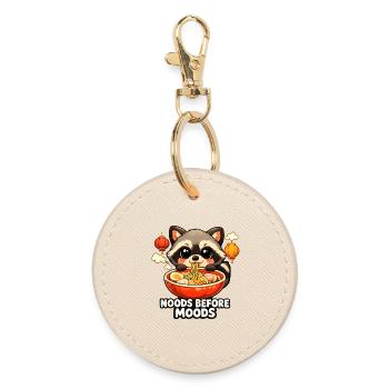 Nouilles ramen avant Moods Raccoon - Porte-clés rond - huître - Devant