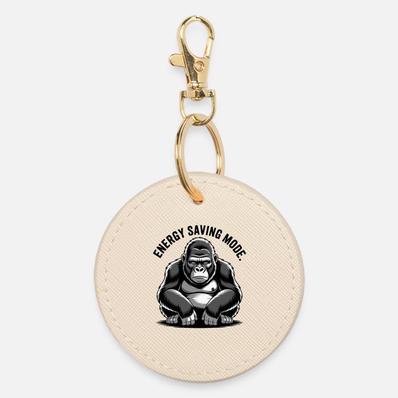 Mode économie d’énergie Gorilla - Porte-clés rond - huître