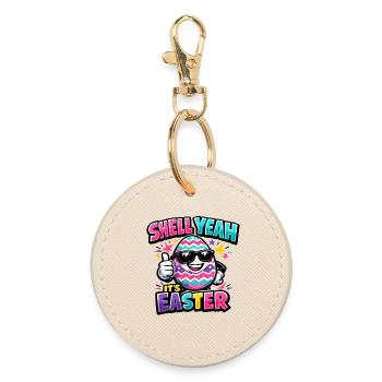 Hell Yeah It's Easter - Runder Schlüsselanhänger - Auster - Vorne