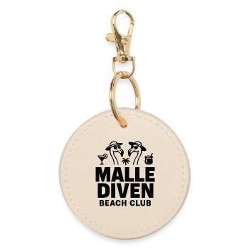 Malle Diven Beach Club Flamingo Mallorca Party - Porte-clés rond - huître - Devant
