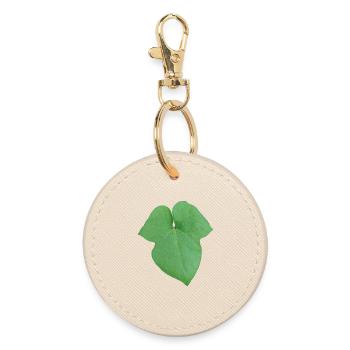 Green_Leaf_-_Tiny_Red_Spider - Porte-clés rond - huître - Devant
