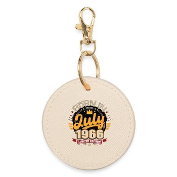 Born_in_July_1966 - Porte-clés rond - huître - Devant