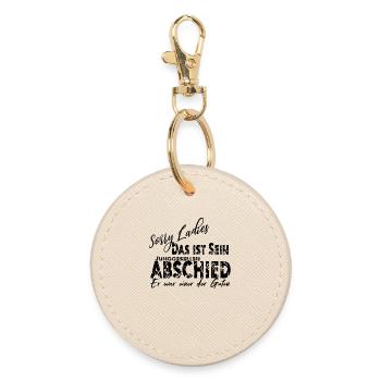 Junggessellenabschied men gift - Porte-clés rond - huître - Devant