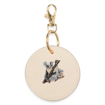 koala bear - Round Keyring - oyster - Front
