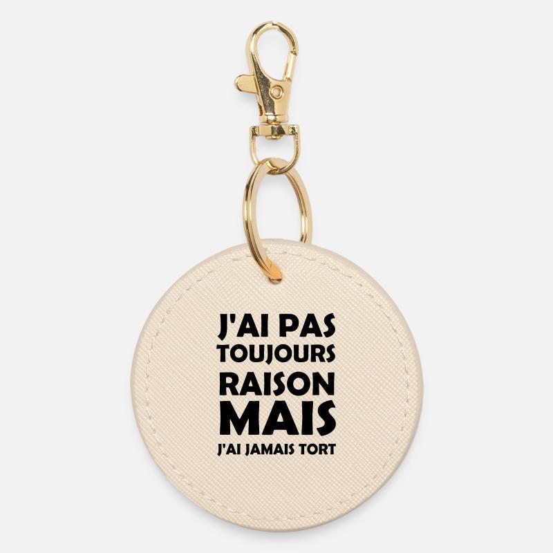 Toujours Raison - Porte-clés rond - huître