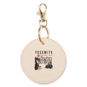 Yosemite National Park - Round Keyring - oyster - Front