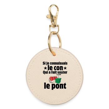 septième compagnie, 7ème compagnie, Pitivier - Porte-clés rond - huître - Devant