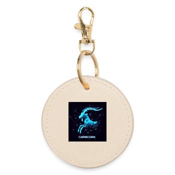 Capricorn constellation geometrique - Porte-clés rond - huître - Devant