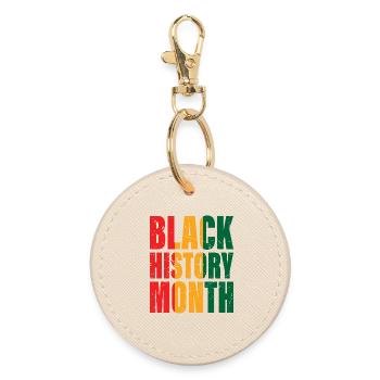 Black History Month - Round Keyring - oyster - Front