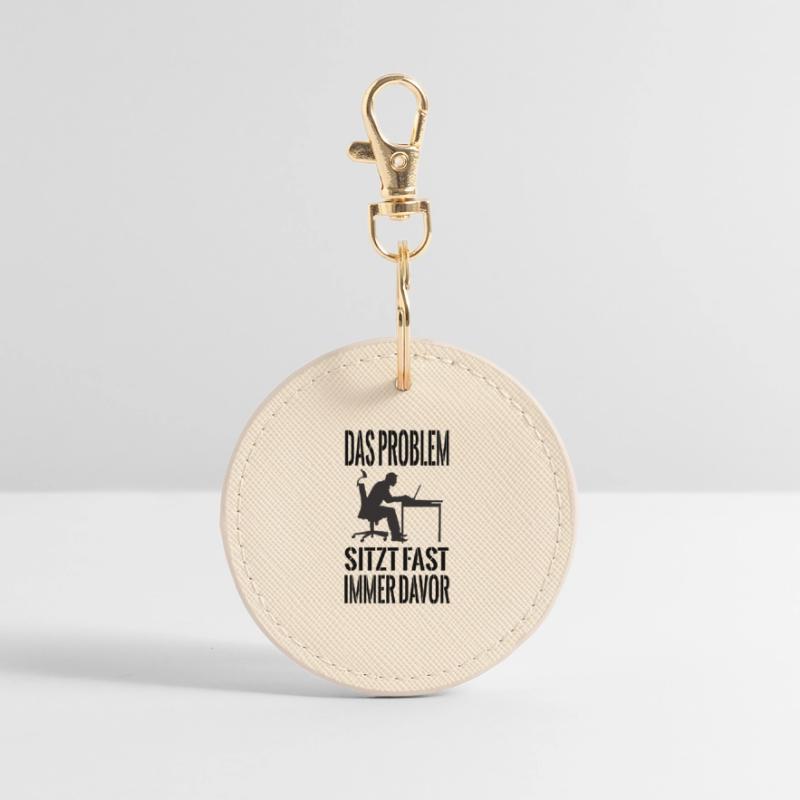 Administrator Admin IT PC Computer Programmierer Runder Schlüsselanhänger