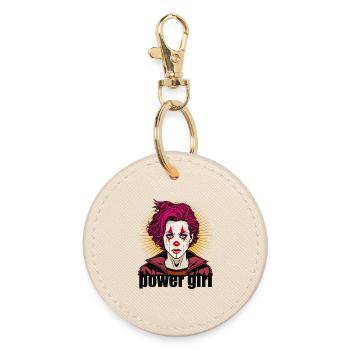 Fille de pouvoir - Porte-clés rond - huître - Devant