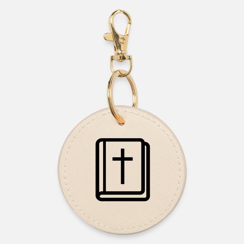 bible - Porte-clés rond - huître