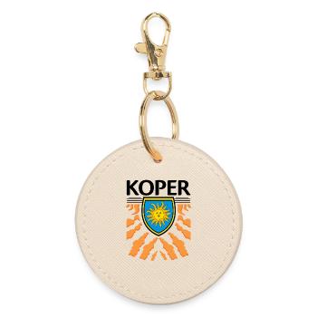 Koper  - Runder Schlüsselanhänger - Auster - Vorne
