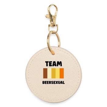 Bearsexual - Round Keyring - oyster - Front