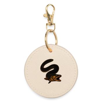 Fascinating eel in the water - Round Keyring - oyster - Front