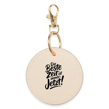 Le meilleur moment est toujours en direct maintenant Carpe Diem - Porte-clés rond - huître - Devant