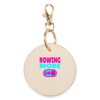 Rowing Mode ON - Runder Schlüsselanhänger - Auster - Vorne