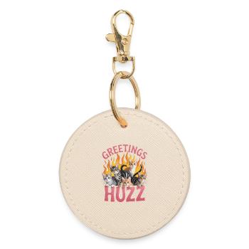 Salutations Huzz Bootleg inportable - Porte-clés rond - huître - Devant