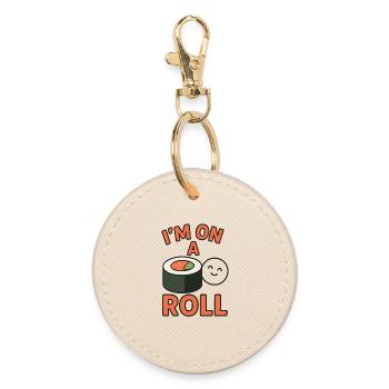 Sushi qui dit que je suis en forme Drôle de design - Porte-clés rond - huître - Devant