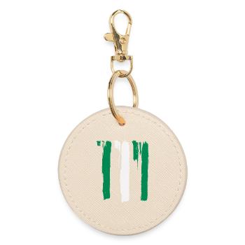 Nigeria flag - Round Keyring - oyster - Front