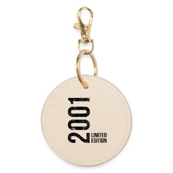 Limited Edition 2001 – Geburtstagsjahr - Runder Schlüsselanhänger - Auster - Vorne