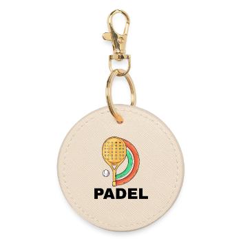 Je peux pas j ai padel - Porte-clés rond - huître - Devant