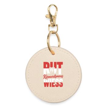 Carnival Mouse Rut Wiess Cologne Cologne Cologne Carnival Mouse - Round Keyring - oyster - Front