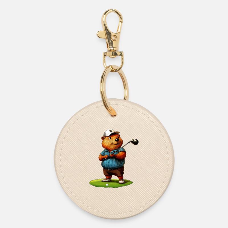 Beaver Golf - Porte-clés rond - huître