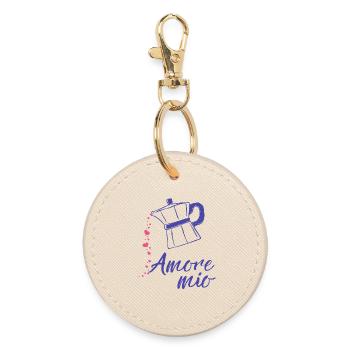 Amore_mio_epsresso_herz_ - Porte-clés rond - huître - Devant