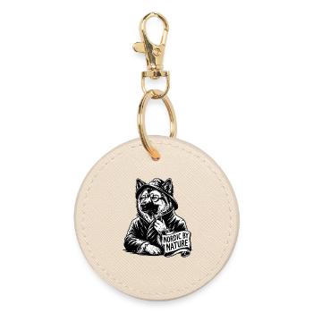 Eurasier | Sailor | Text - Round Keyring - oyster - Front