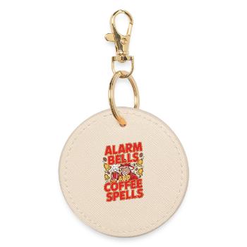 Fire Lieutenant Alarm Bells And Emergency Response - Runder Schlüsselanhänger - Auster - Vorne