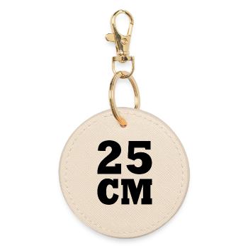 25 cm - Porte-clés rond - huître - Devant