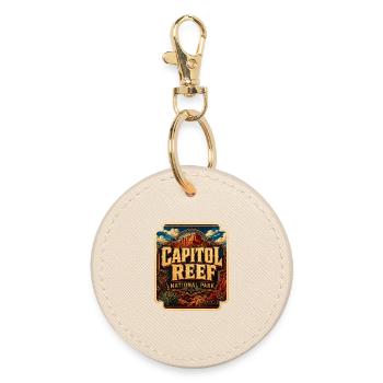 Capitol Reef National Park - Round Keyring - oyster - Front