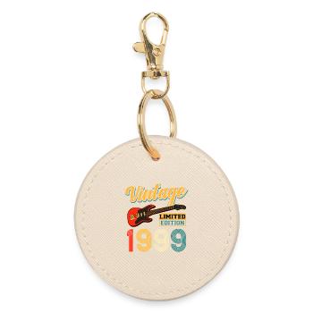 Design de guitare vintage 1999 édition limitée - Porte-clés rond - huître - Devant